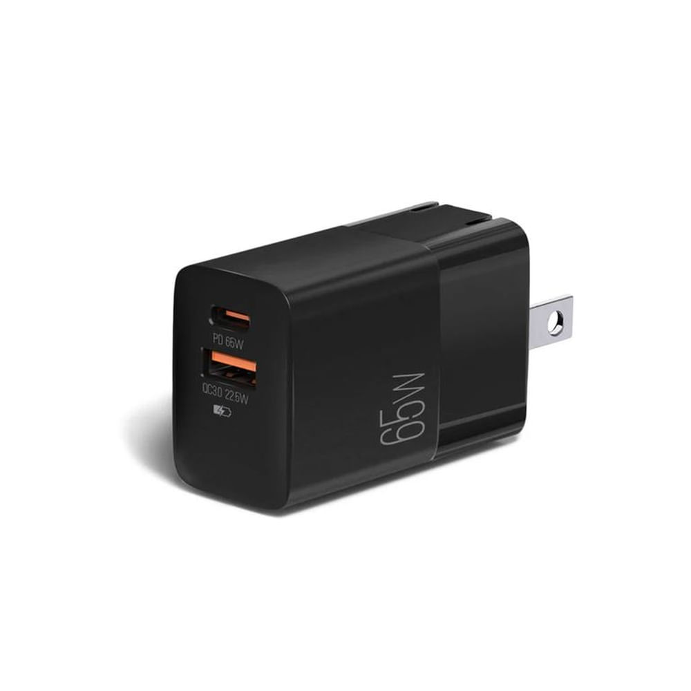 CARGADOR DUAL TIPO C - USB VOLTA P7 CARGA RAPIDA 65W