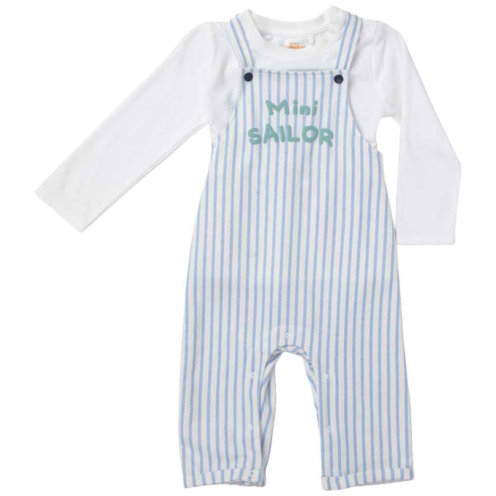 Conjunto Overol + Polo Manga Larga Bebé Niño BABY EUREKA