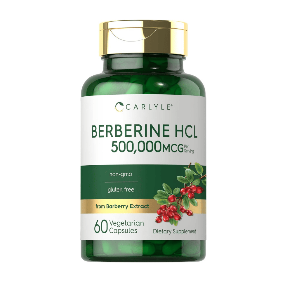 Carlyle Berberina HCl 500 mg  Soporte para el Bienestar Metabólico 60 Cápsulas Vegetarianas