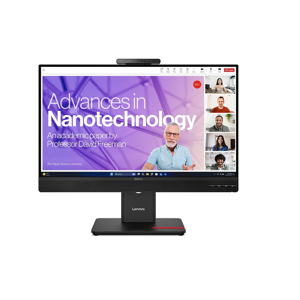 Monitor Lenovo ThinkVision T24-4v 23.8 Pulgadas WLED FHD IPS HDMI DP VGA USB-A USB-B USB-C