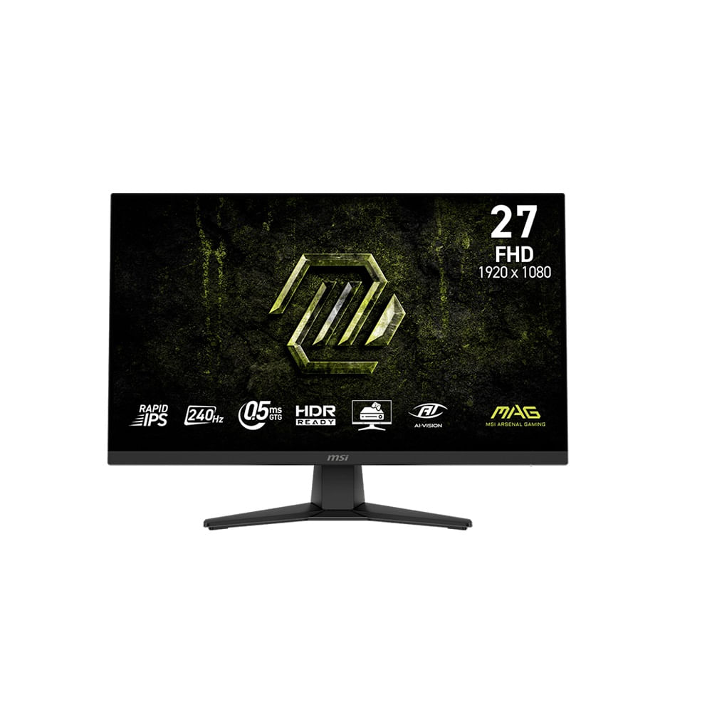 Monitor MSI MAG 272F X24 27 Pulgadas FHD IPS 240HZ HDMI DP Headphone-out