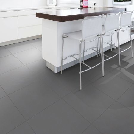 Piso Cerámico Cementicio Oxford Grafito 60x60cm 2.5m2