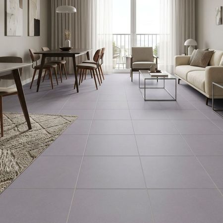Piso Cerámico Cementicio Oxford Plata 60x60cm 2.5m2