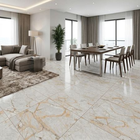 Piso Cementicio Galatic Beige Crema 60x60cm 1.44m2 Celima