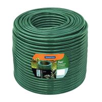 Manguera Flex Verde para jardín 3/4 50 Metros Tramontina