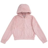 Casaca Teddy con Capucha Mujer SINGULAR