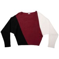 Chompa Cuello Redondo Bloques Mujer SINGULAR