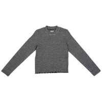 Polo Manga Larga Cuello Alto Rayas Mujer SINGULAR