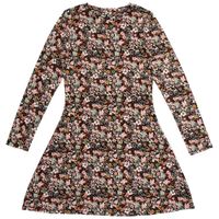 Vestido Manga Larga Estampado Mujer SINGULAR