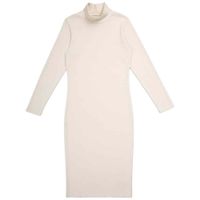 Vestido Manga Larga Cuello Redondo Mujer SINGULAR