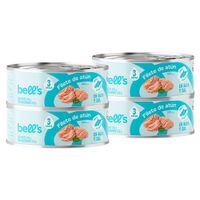Filete de Atún en Agua BELL'S Lata 140g Paquete 4un