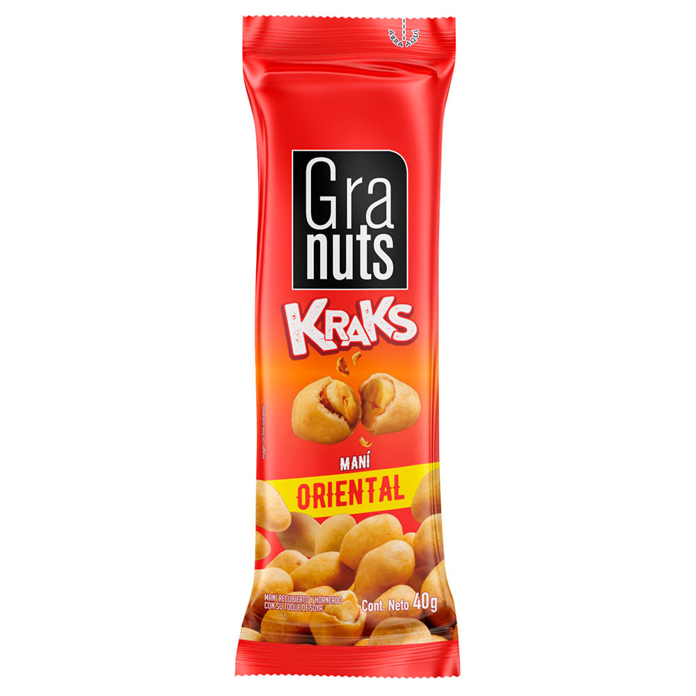 Maní Oriental GRANUTS Kraks Bolsa 40g
