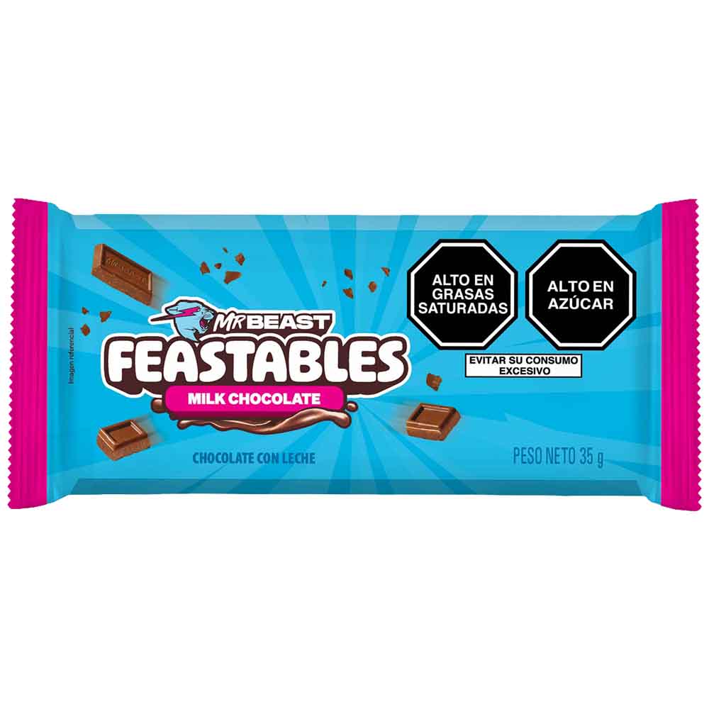 Chocolates Milk FEASTABLES Tableta 35g