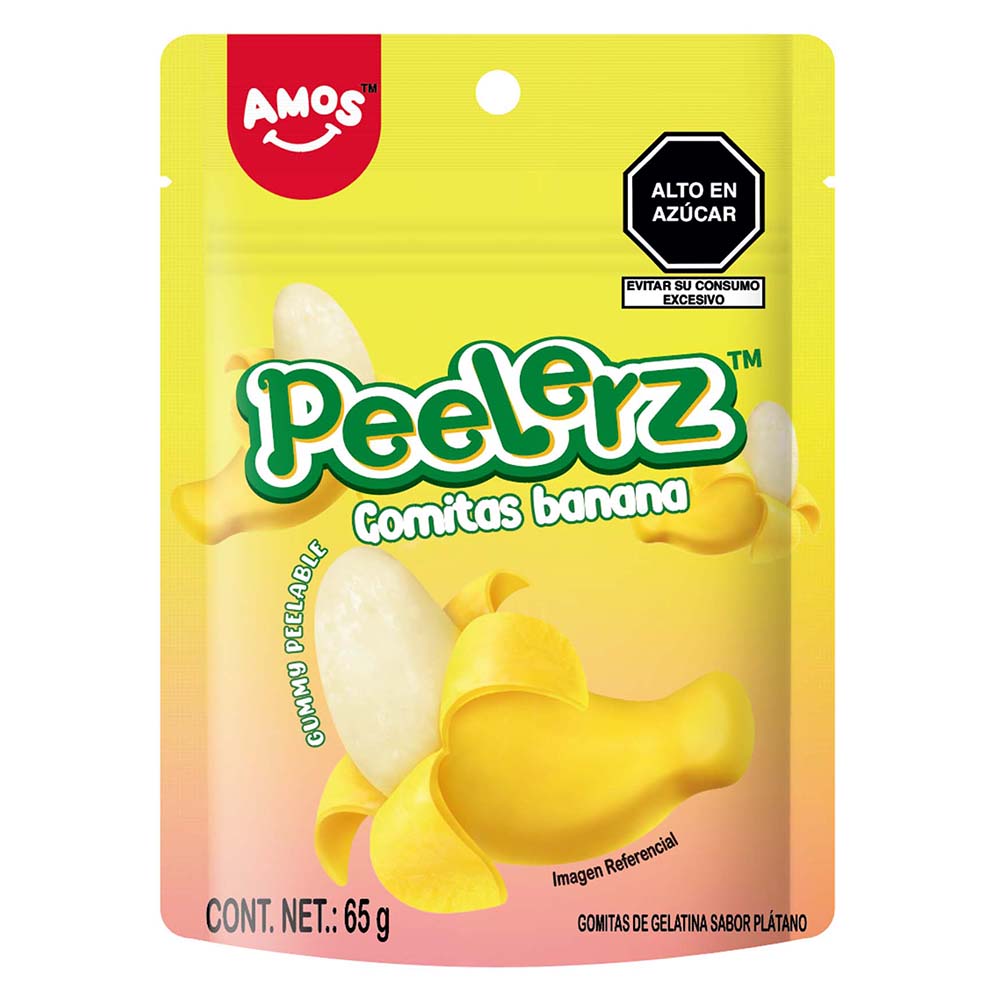 Gomitas AMOS Peelerz Banana Bolsa 65g