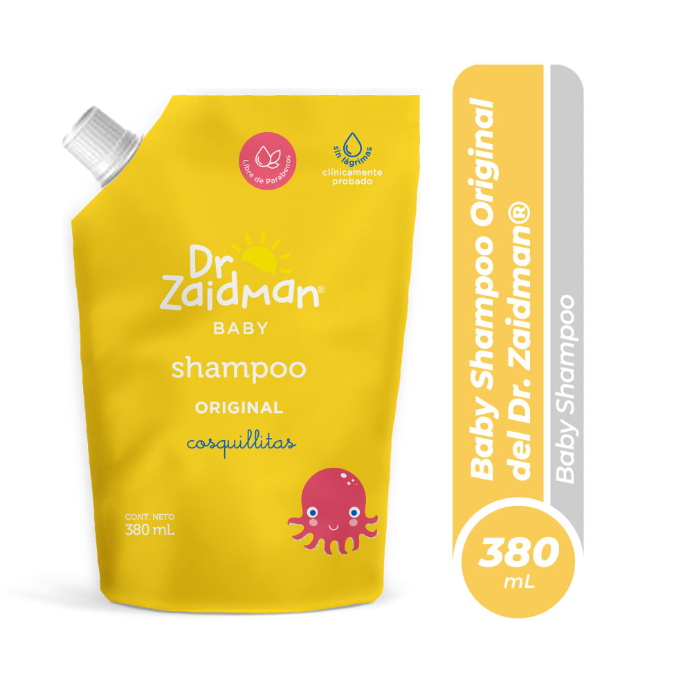 Shampoo para Bebé DR ZAIDMAN Original Doypack 380ml