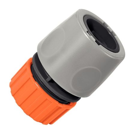 Acople Rapido con aquastop para manguera 1/2 Tramontina