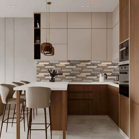 Pared Mood Brown Mix Brillo 30x60cm 1.62m2 Klipen