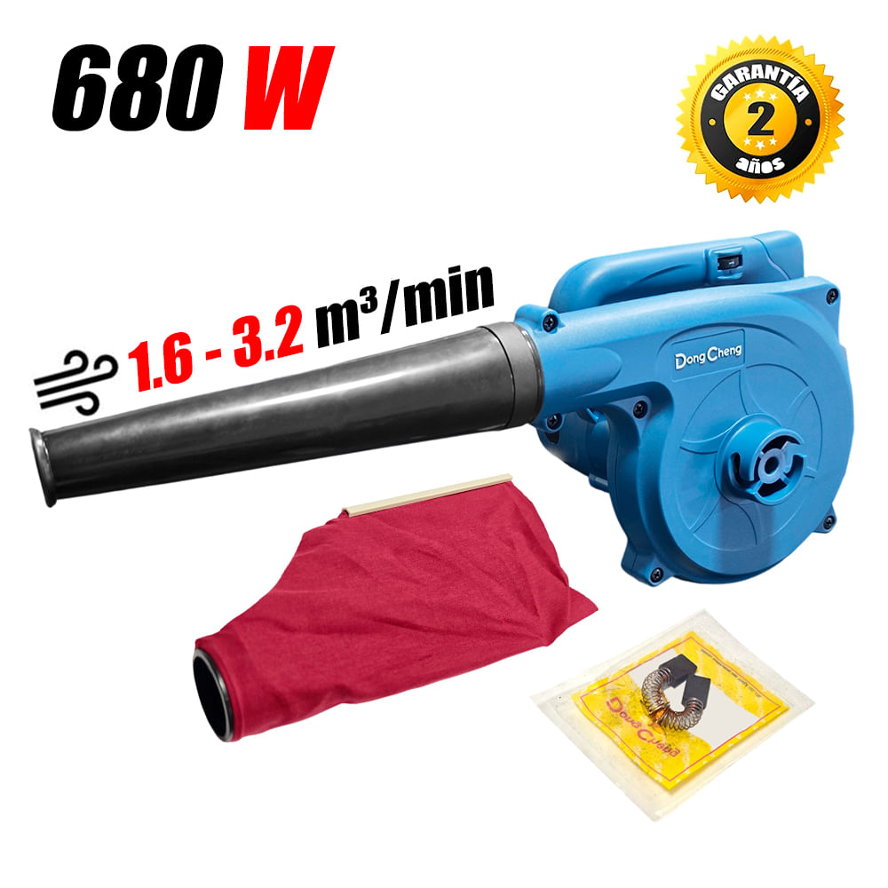 Sopladora Aspiradora de Polvo Industrial Dongcheng DQF32 680W Velocidad Variable