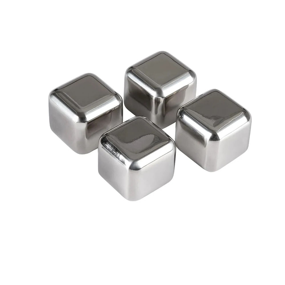 Cubos De Hielo De Acero Inoxidable Reutilizables 8 Und
