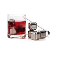 Cubos De Acero Inoxidable Para Enfriar Bebidas 4 Pack