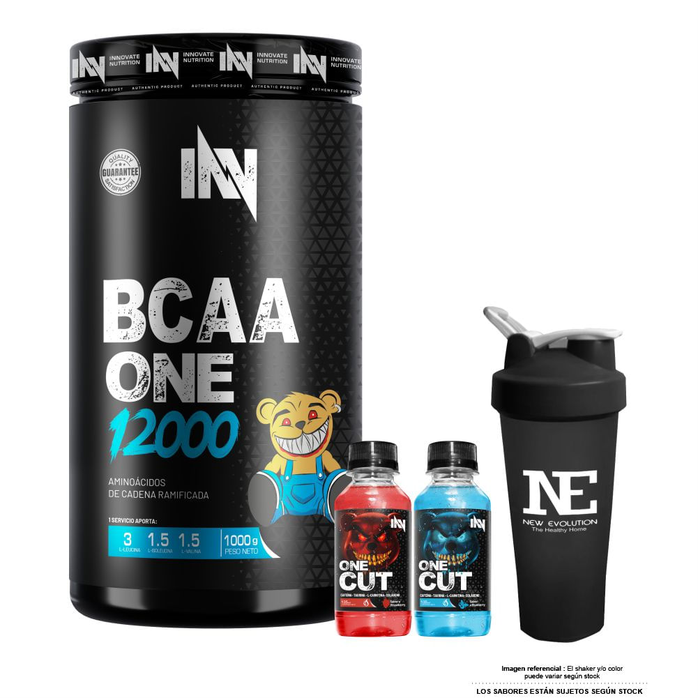 INNOVATE NUTRITION BCAA ONE 12000 1 KG. NARANJA + SHAKER
