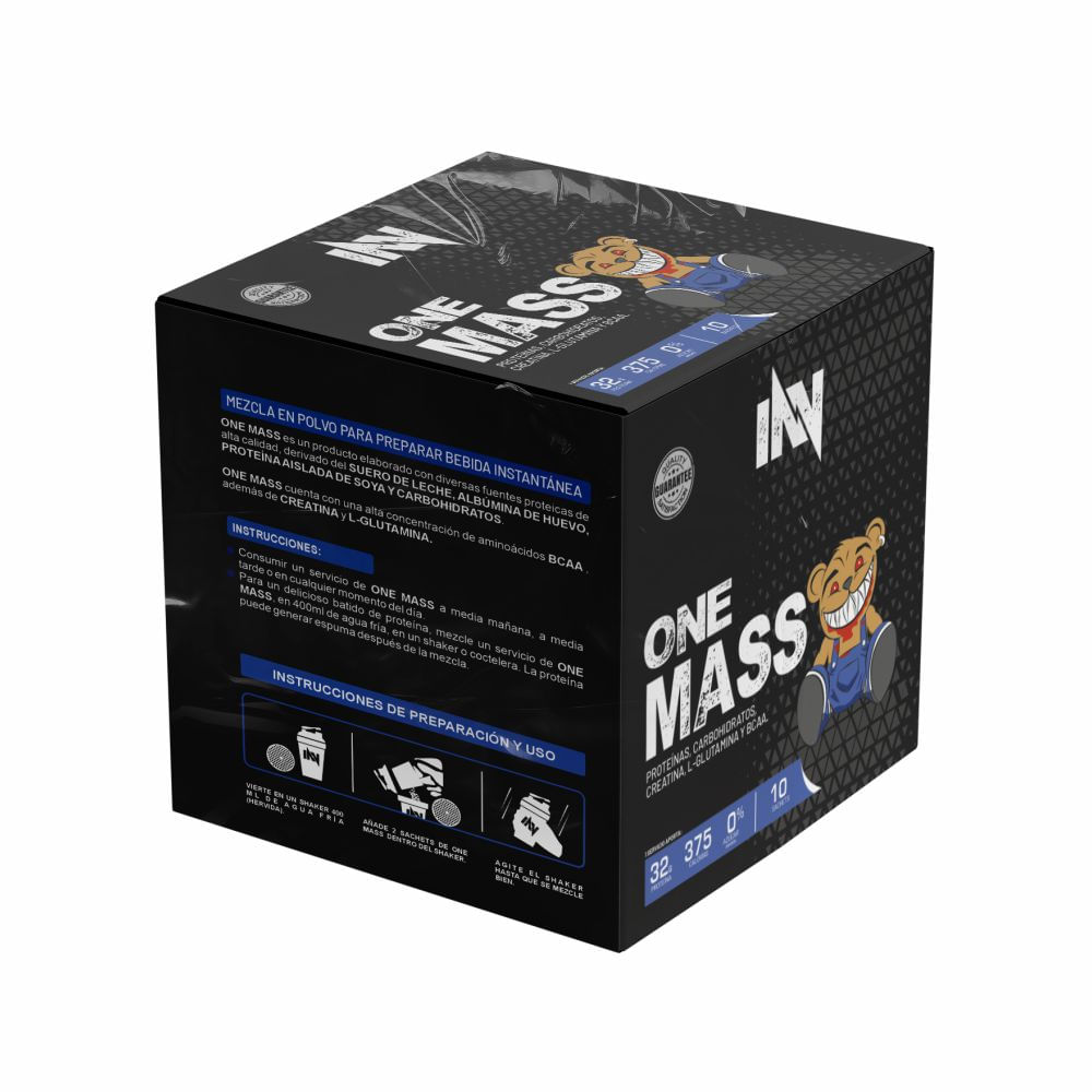 INNOVATE NUTRITION ONE MASS CAJA 10 UNID. CHOCOLATE
