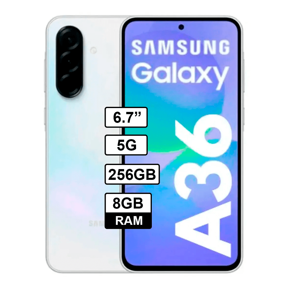 CELULAR GALAXY A36 5G 8RAM 256GB BLANCO