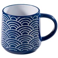 Taza DECO HOME Azul Surtida Santorini (Modelos Aleatorios)
