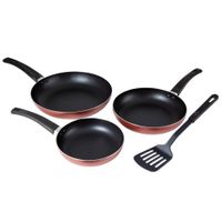 Set DECO HOME Pack X3 Sartenes + Espatula