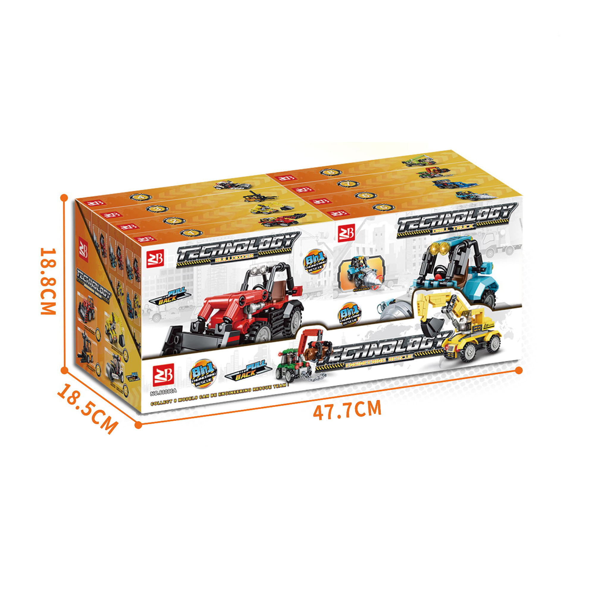 Bloques Colección Camiones 88086A BRIGHT