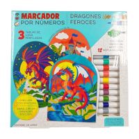 Pinta números Dragones CLASS&WORK