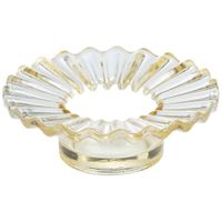 Portavela de Vidrio Amarillo DECO HOME Marruecos