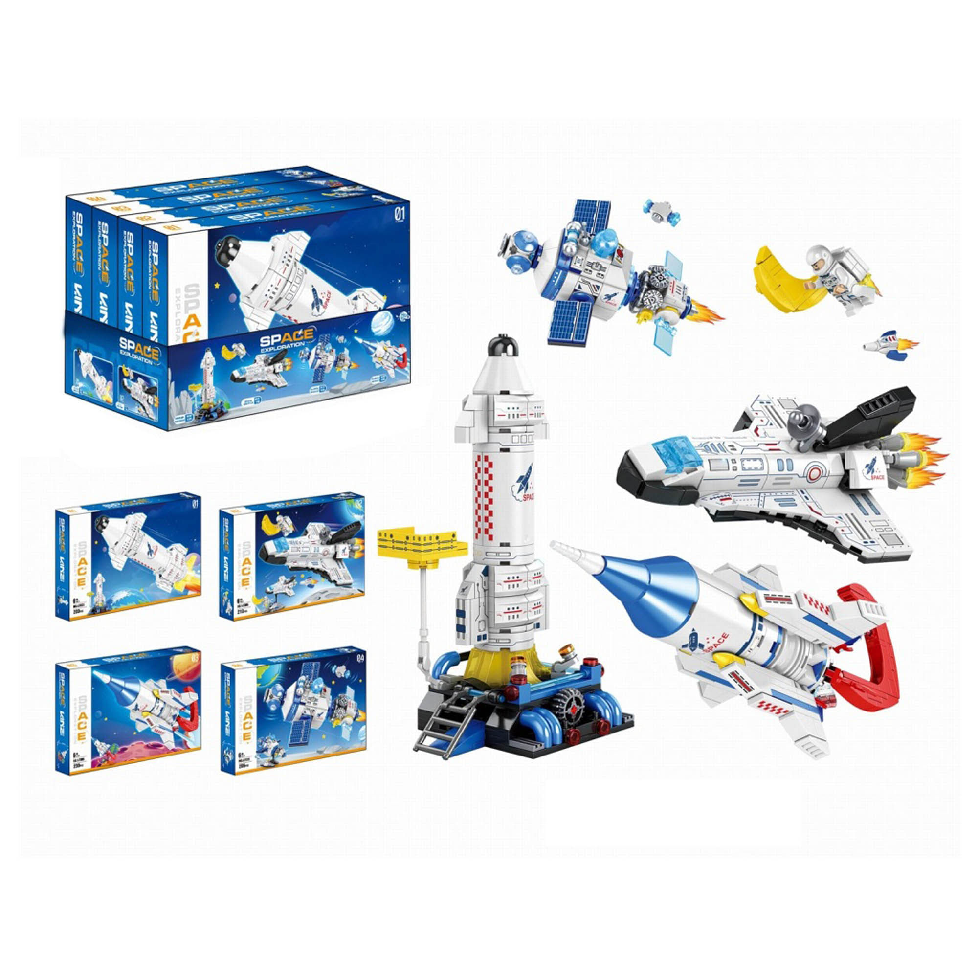 Set de bloques Space HUAYUAN 47005