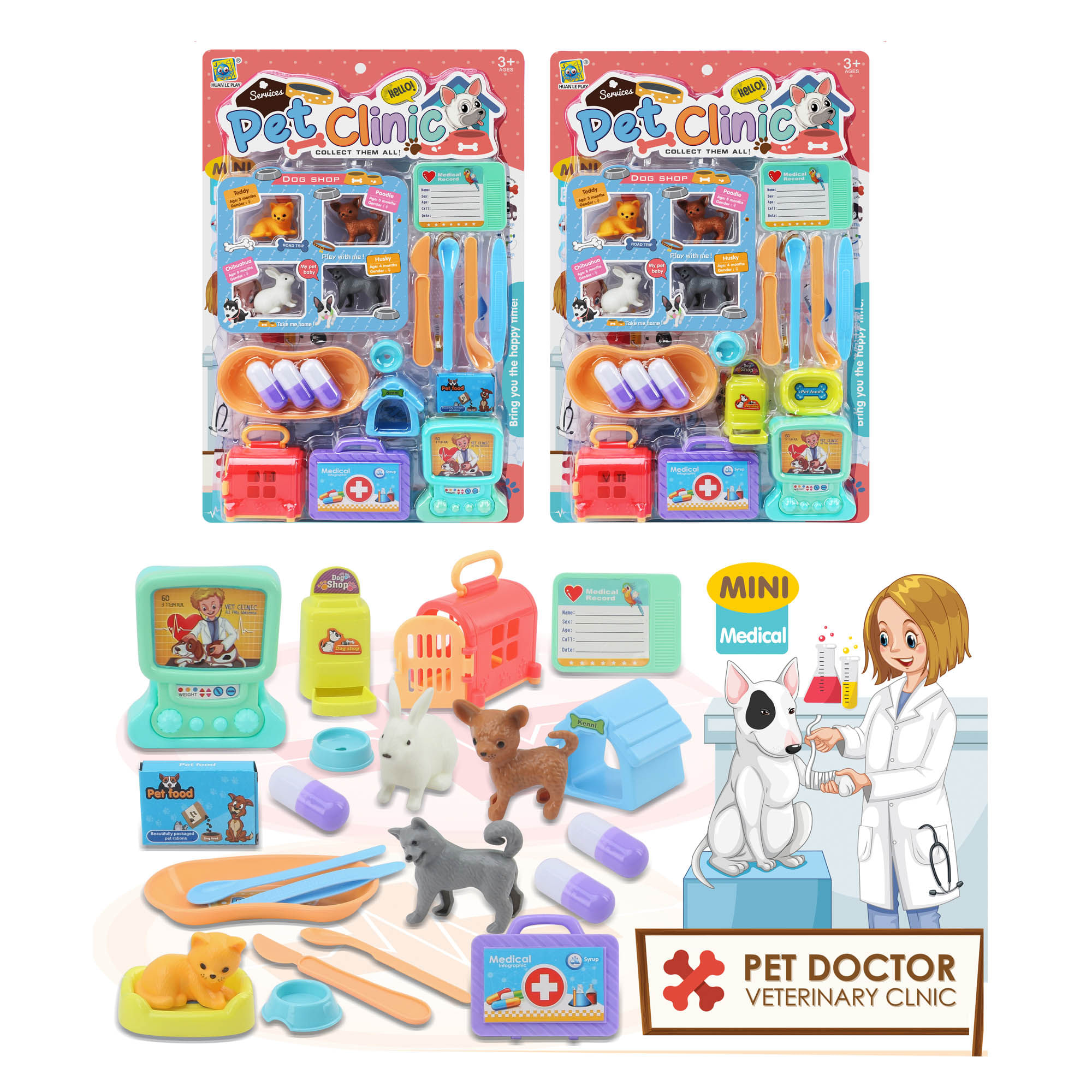 Set piñatería Veterinaria HUAYUAN modelo 666-51