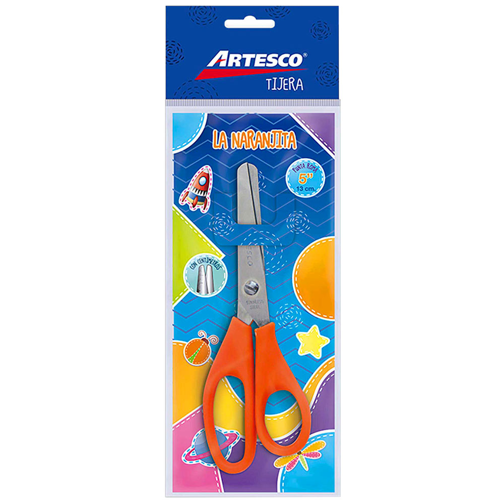 Tijera Escolar ARTESCO "La Naranjita" 5''