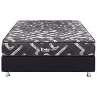 Cama EL CISNE Kaly Pocket Black 1.5 Plazas