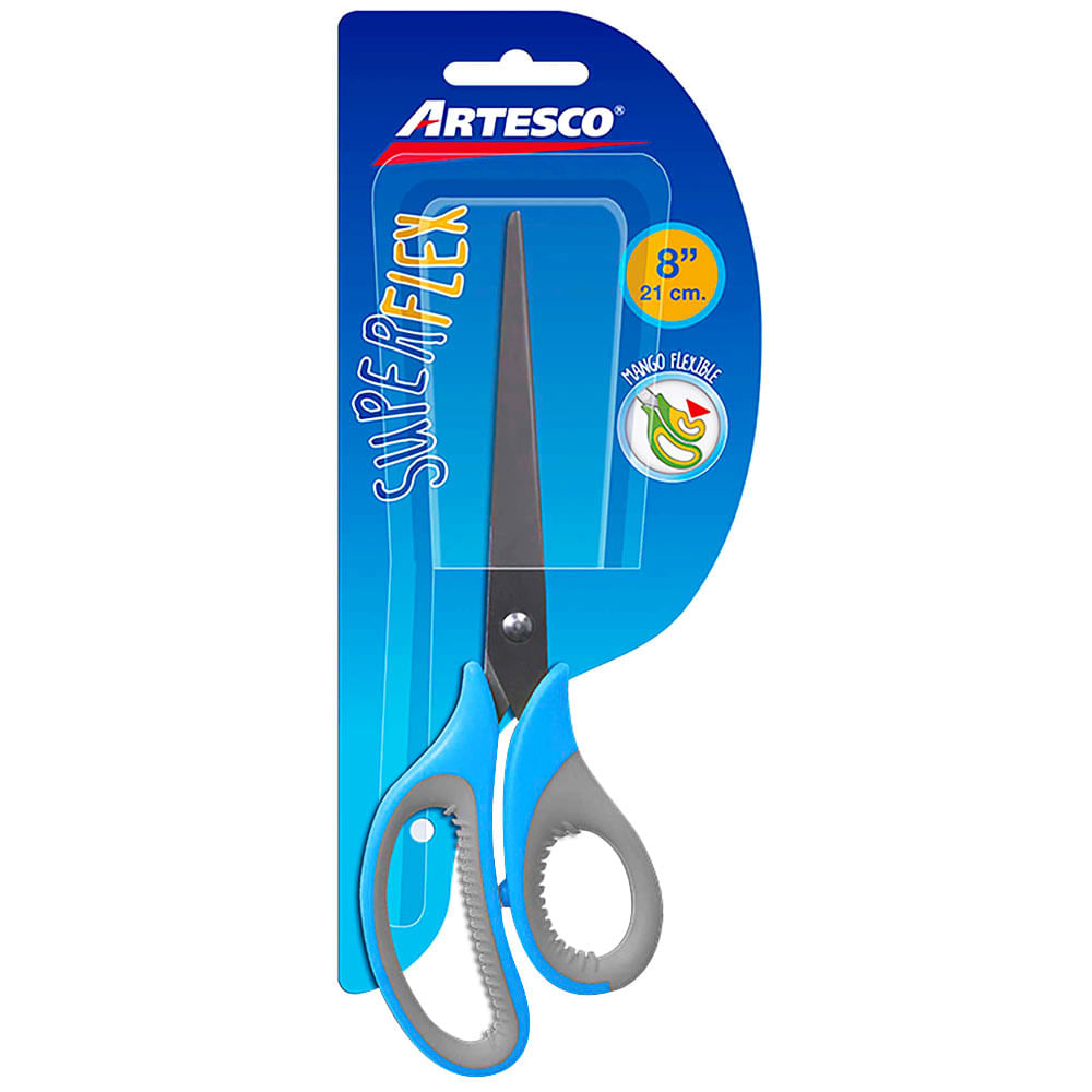 Tijera ARTESCO Mango Suave 21cm Blíster 1un