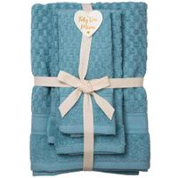 Set de Toallas Beauty DECO HOME 3un (Modelos Aleatorios)