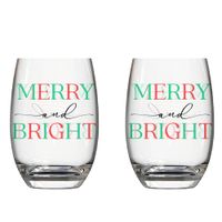 Vaso CRISTAR Mikonos Bebida Bebida Merry And Bright x2un