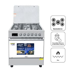 Oster 5 Hornillas Gas Inox OS-PGSGC30052GRCISM