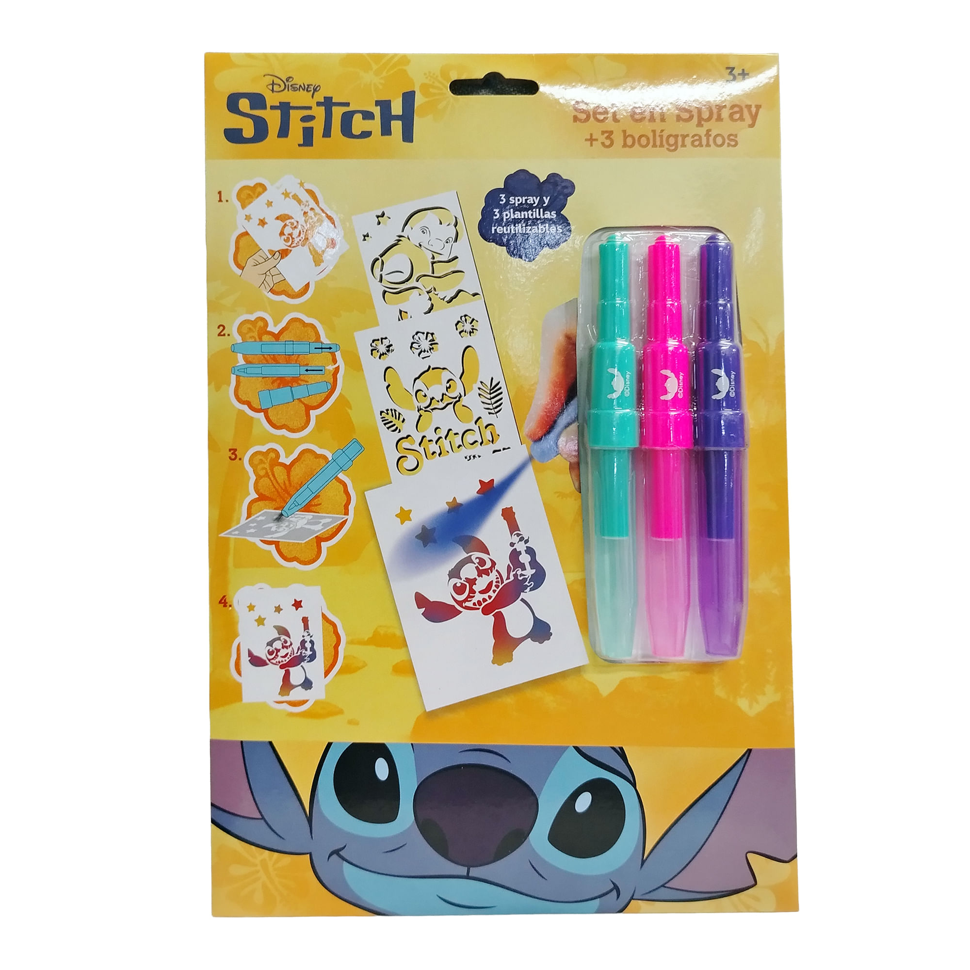 Set en Spray ARTESCO Stitch con 3 Lapiceros