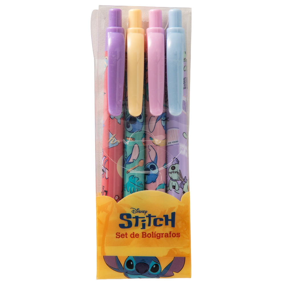 Set de Lapiceros ARTESCO Stitch 4un