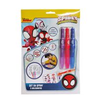 Set en Spray ARTESCO Spiderman con 3 Lapiceros