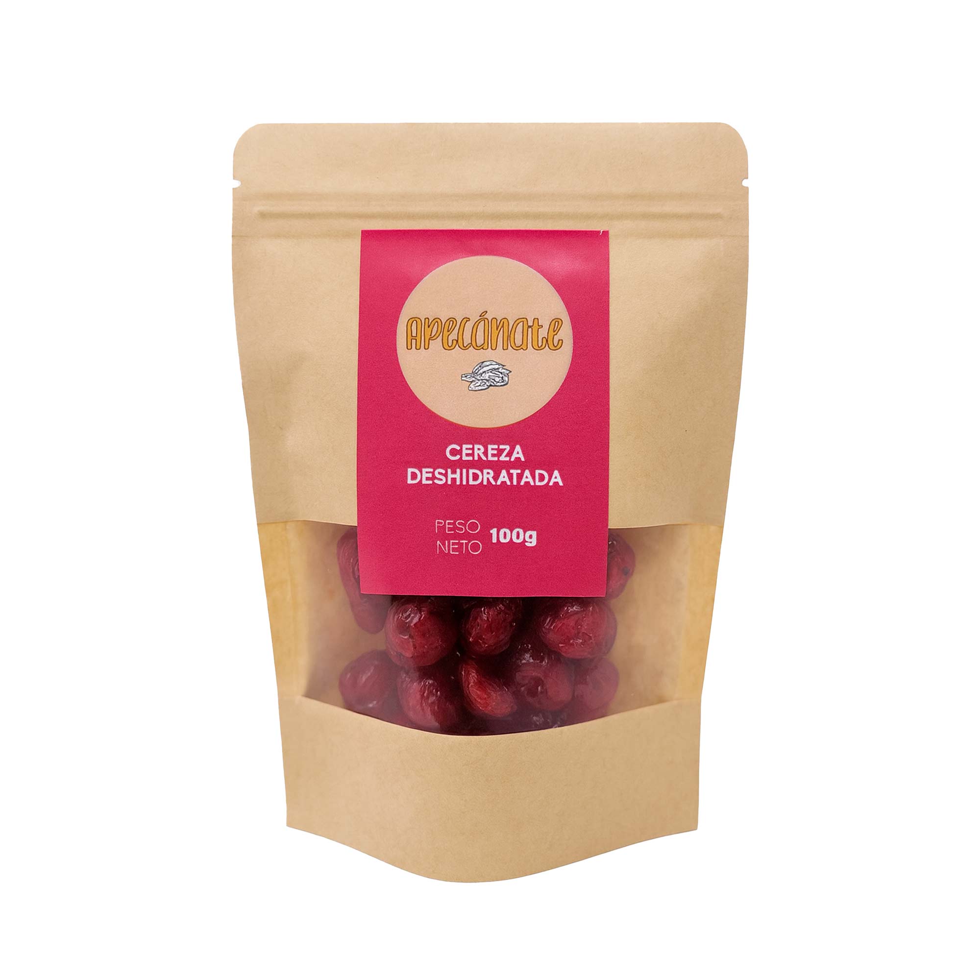 Cerezas Deshidratada APECANATE Doypack 100g