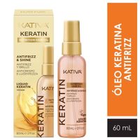 Óleo de Coco KATIVA Keratina Frasco 60ml