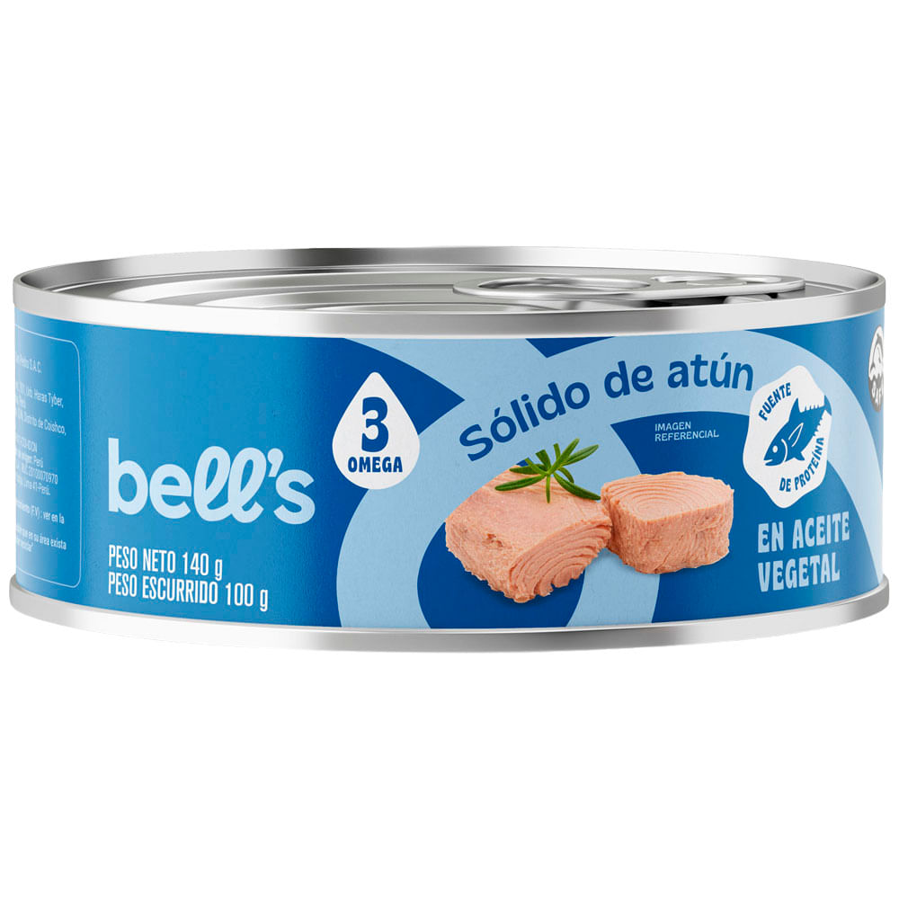 Sólido de Atún en Aceite BELL'S Lata 140g