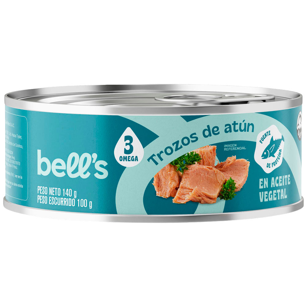 Trozos de Atún en Aceite BELL'S Lata 140g