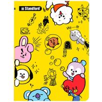 Cuaderno STANDFORD Triple Renglón Sombreado BT21 80 Hojas