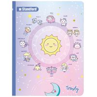 Cuaderno STANDFORD Cuadriculado Trendy 80 Hojas