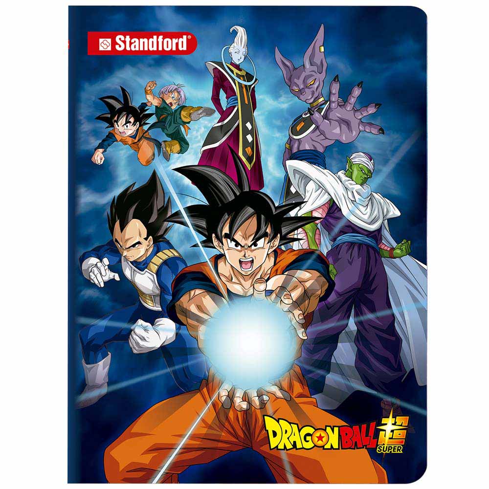 Cuaderno STANDFORD Cuadriculado Dragon Ball 80 Hojas